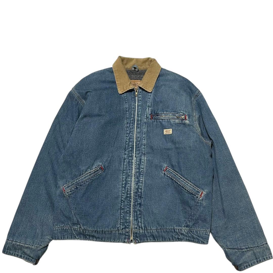 90s USA製 リーバイス 70743 ブランケット付き デトロイトジャケット