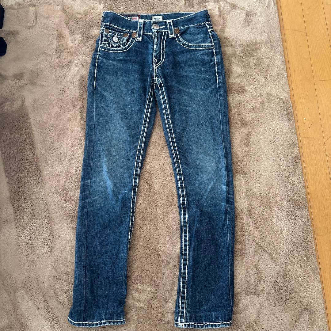 TRUE RELIGION トゥルーレリジョン SUPER T 美品 トゥルーレリジョン TRUE RELIGION RICKY SUPER T SIZE 33 M24859M32