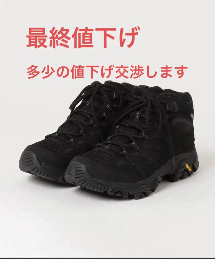 MERRELL MOAB 3 SYN MID GORE-TEX ブラック MERRELL MOAB 3 SYN MID GTX 