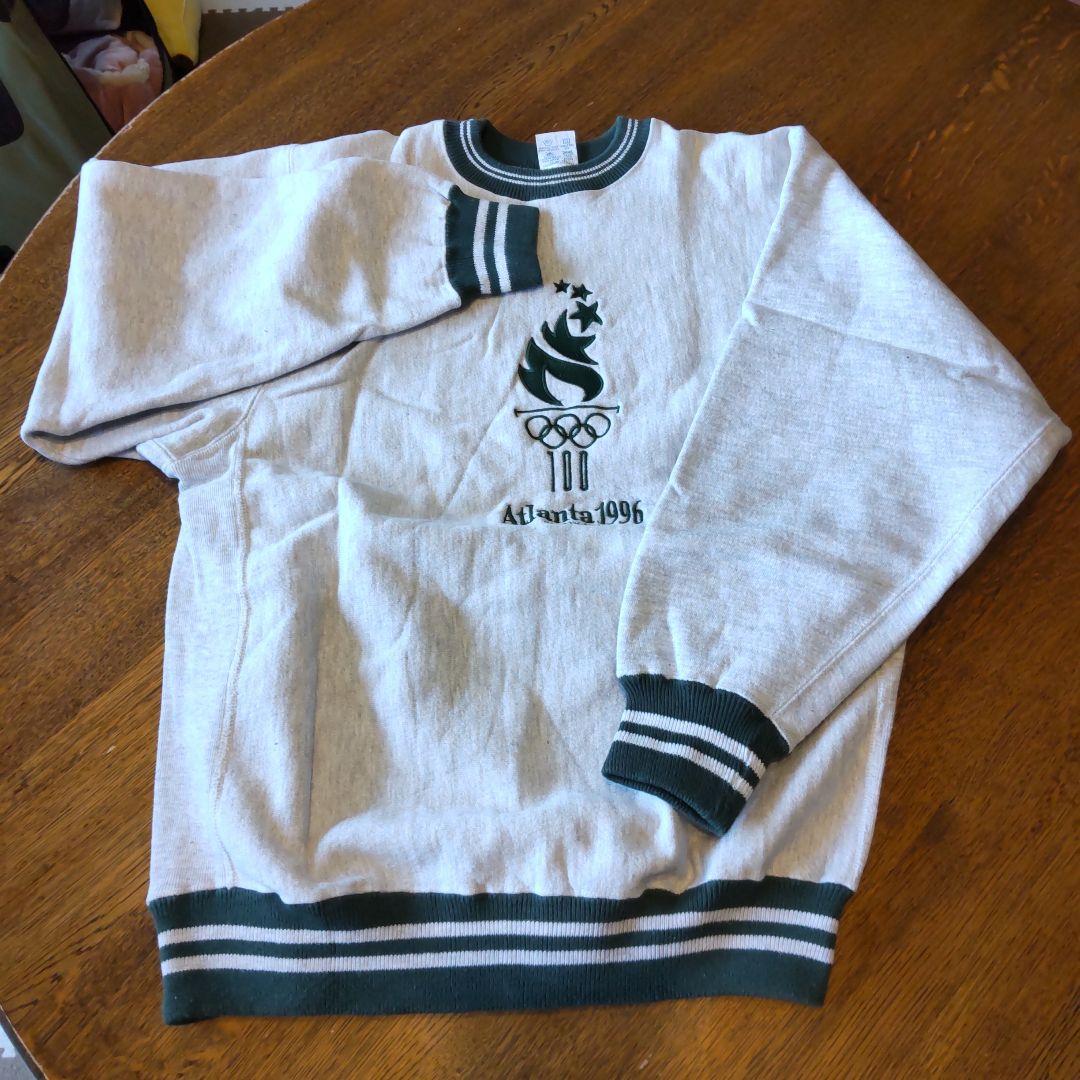 激レア USA製 90年代 リバースウィーブ アトランタオリンピック1996 古着 90年代 チャンピオン REVERSE WEAVE リバースウィーブ 刺繍タグ