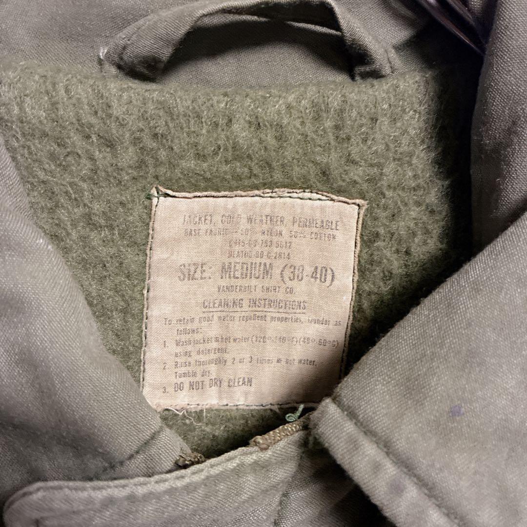 米軍実物 80s U.S.NAVY A-2 デッキジャケット ステンシル M