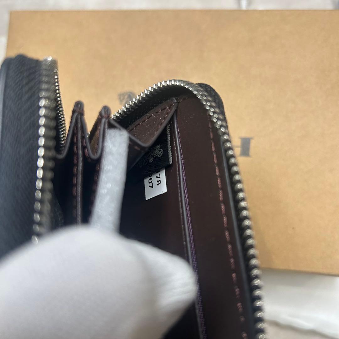 新品 未使用 コーチ COACH タビー いちご柄 財布 黒 - メルカリ