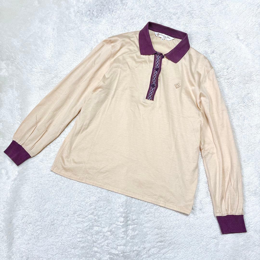 クリスチャンディオール スポーツ 長袖 ポロシャツ ロゴ M - メルカリ