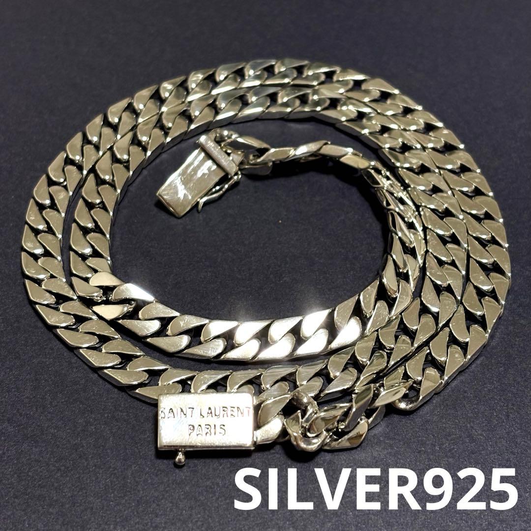 【S925刻印】US輸入　シルバーチェーンネックレス　ヴィンテージ　メキシカン メキシカンジュエリー チェーンネックレス シルバー ヴィンテージ 現地