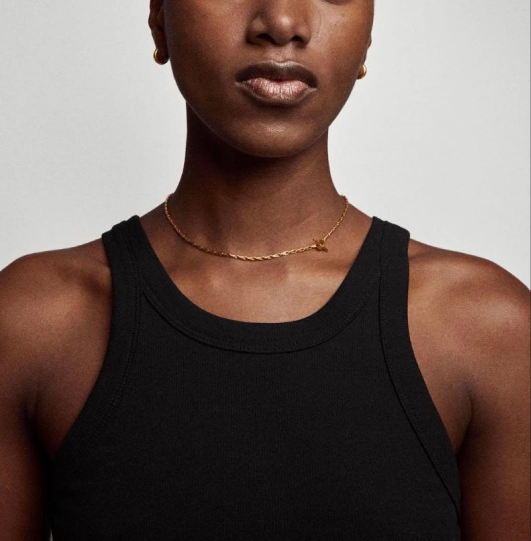 ALL BLUES】FOLD NECKLACE 42cm - メルカリ