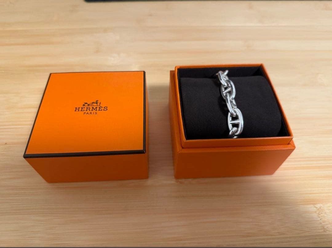 エルメス　シェーヌダンクルGM13コマ　極美品 値下げ不可 極美品 GM 13コマ【箱・保証書付き】エルメス シェーヌダンクル - メルカリ