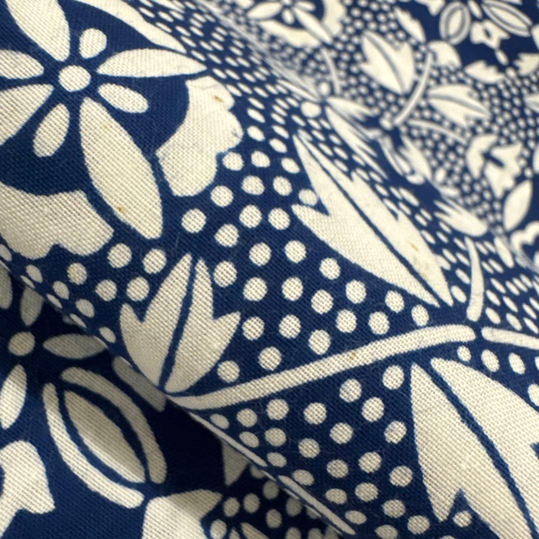 高級手芸 本染ゆかた反物 更紗