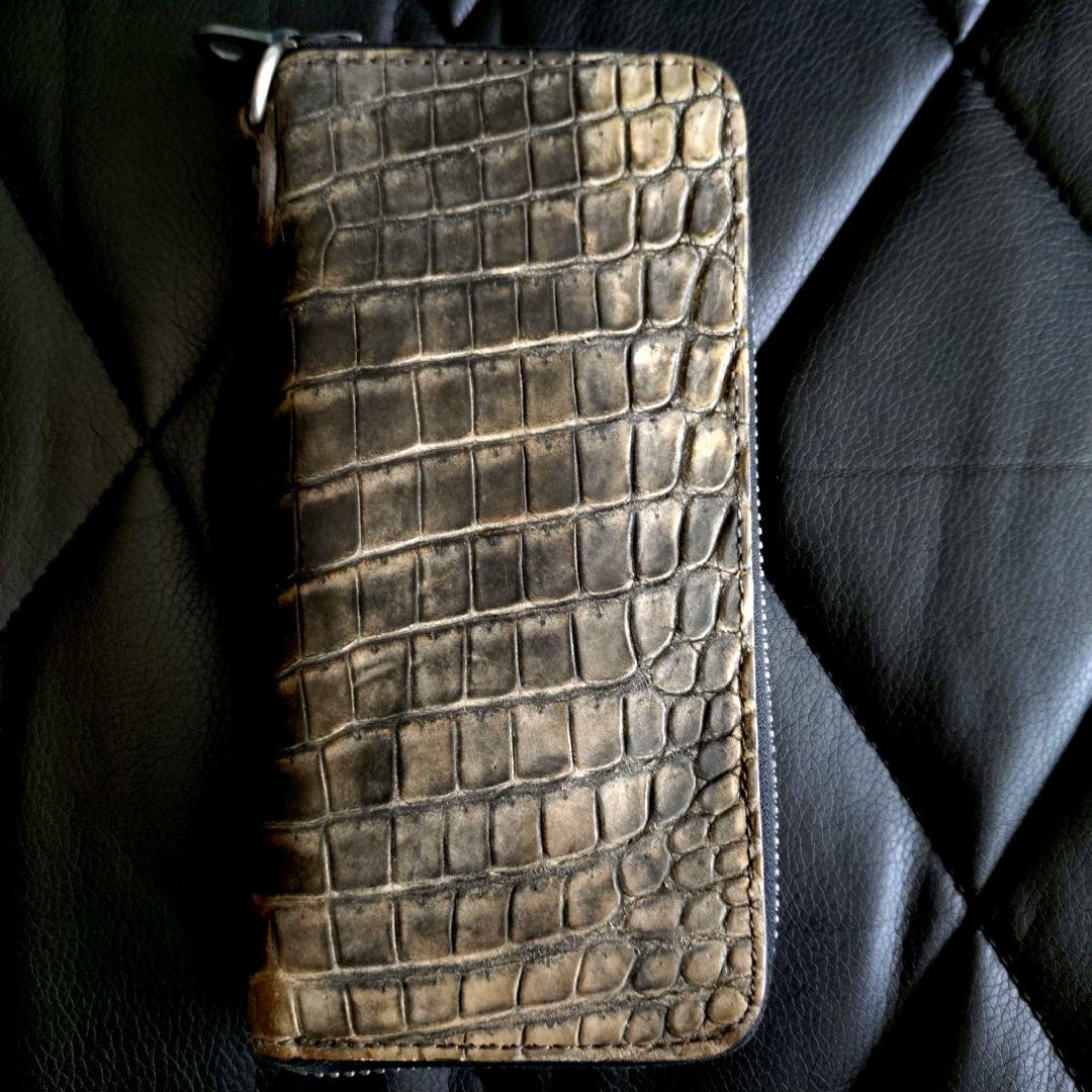 イサムカタヤマバックラッシュクロコダイル墨染め入り江ワニポロサス