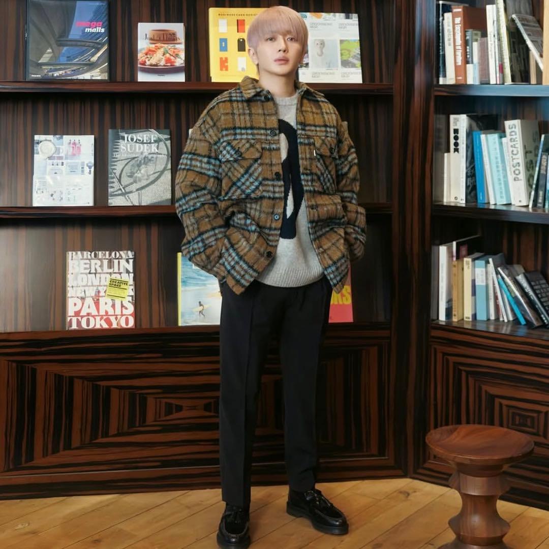 Nissy 西島隆弘 naptime 中綿ジャケット チェック - メルカリ