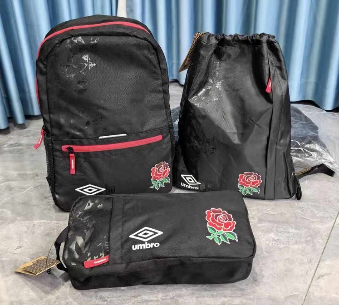 【新品未使用】アンブロ　ラグビーイングランド代表　バッグキットセット ラグビー イングランド代表 キッズ ホーム ジャージ : ラグビー