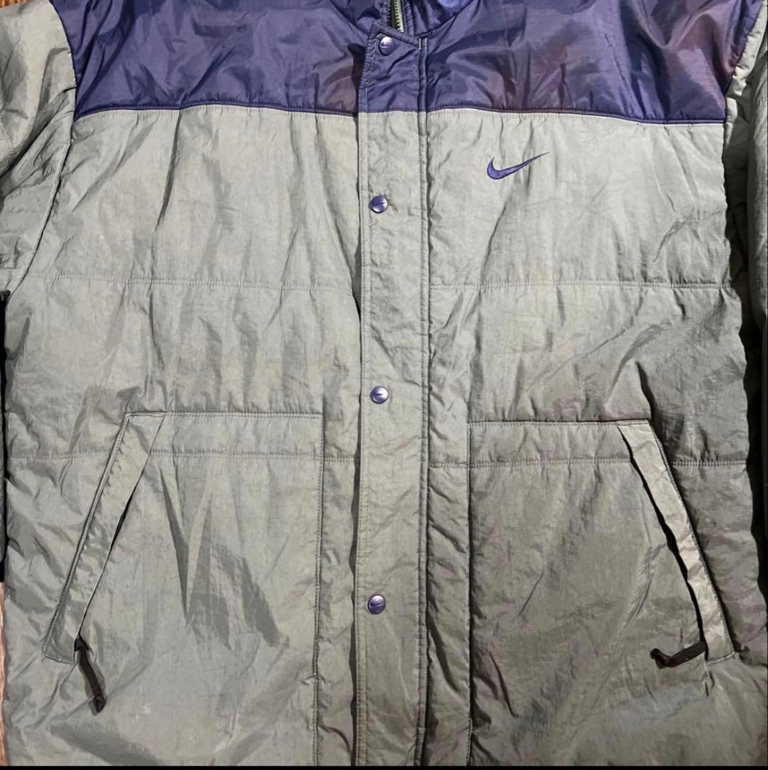 NIKE 90s 銀タグ ダウンジャケット シャカシャカ素材 中綿 サイズL