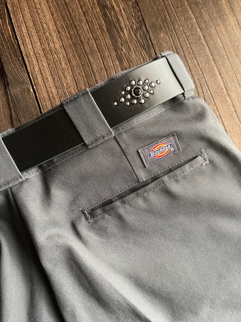 スタッズギャリソンベルト 牛ヌメ シルバー 38mm HTC CALEE