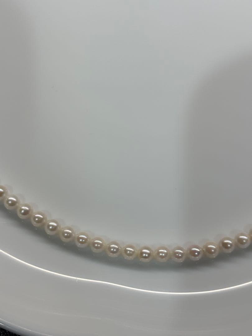 あこや真珠 ベビーパールネックレス ホワイトピンク 4.0〜4.5mm14KGF