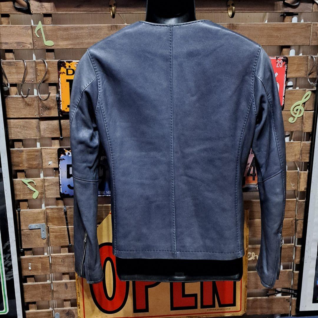 定価4.2万 Black by VANQUISH ラムレザーライダースジャケット