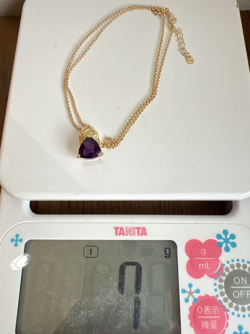 銀座三越 K18 アメジスト ダイヤ リング ネックレスセット - メルカリ