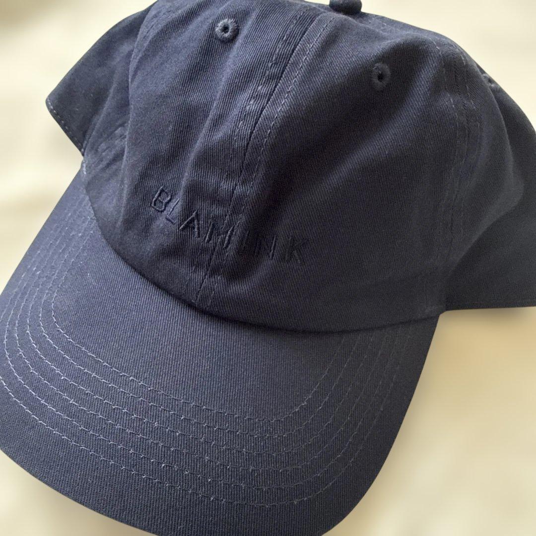 BLAMINK ブラミンク ロゴ刺繍 ネイビー キャップ - メルカリ