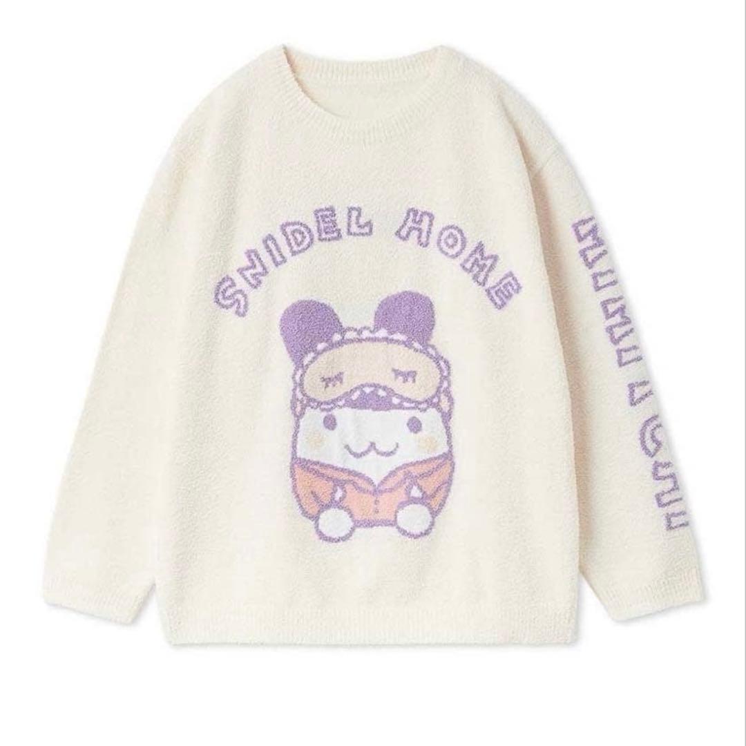 スナイデルホーム たまごっち ニットプルオーバー 限定 オフホワイト