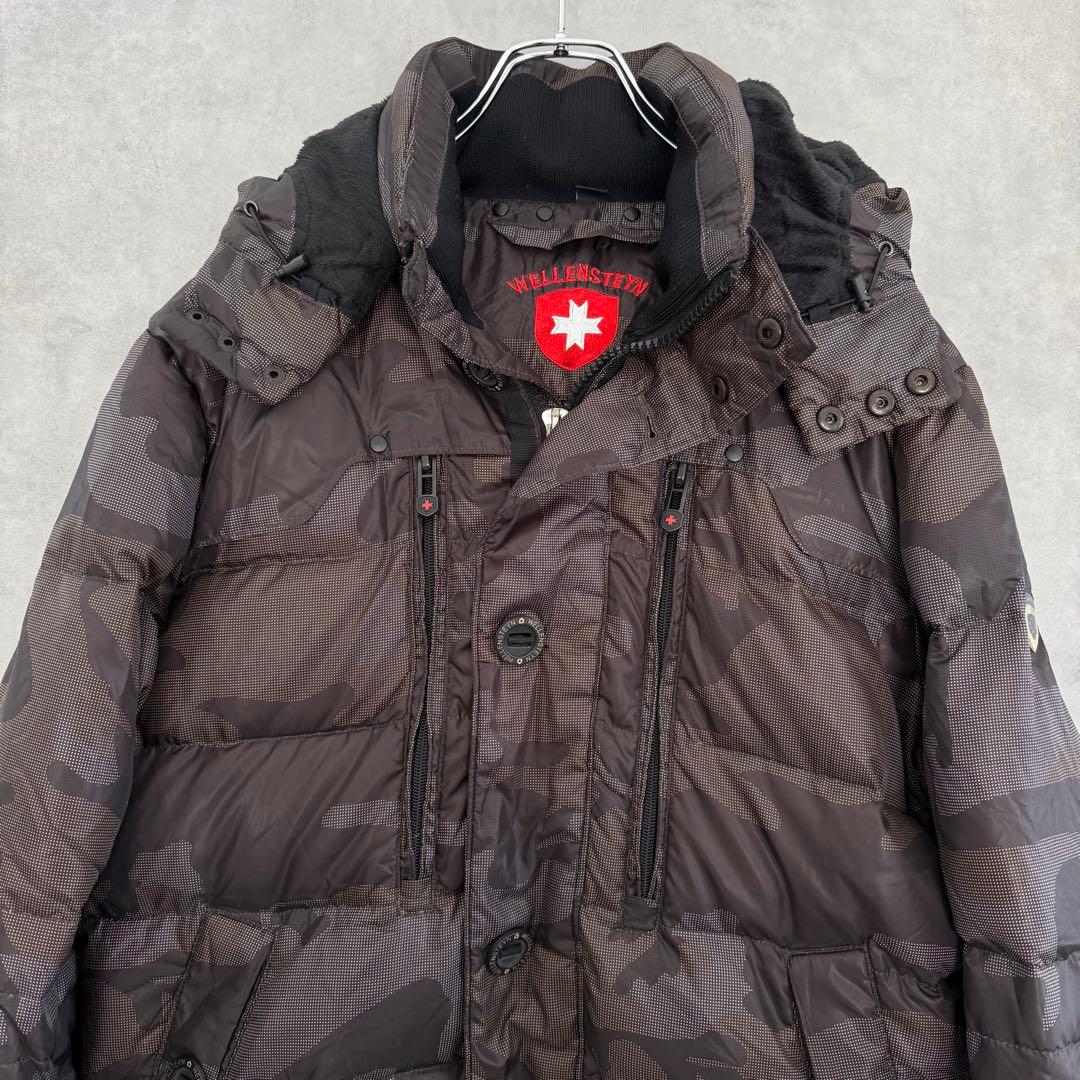 WELLENSTEYN ウェレンステイン ダウンジャケット L 迷彩 - メルカリ