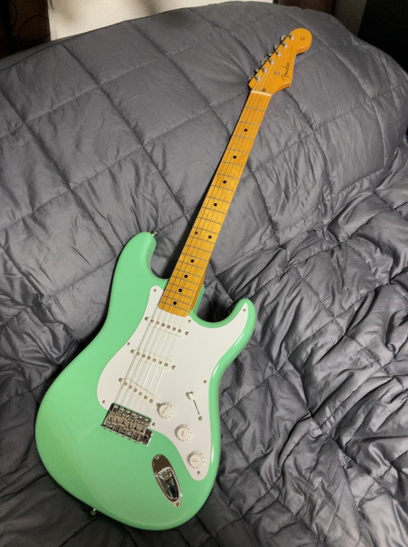 フェンダージャパン ストラト サーフグリーン エレキギター - メルカリ
