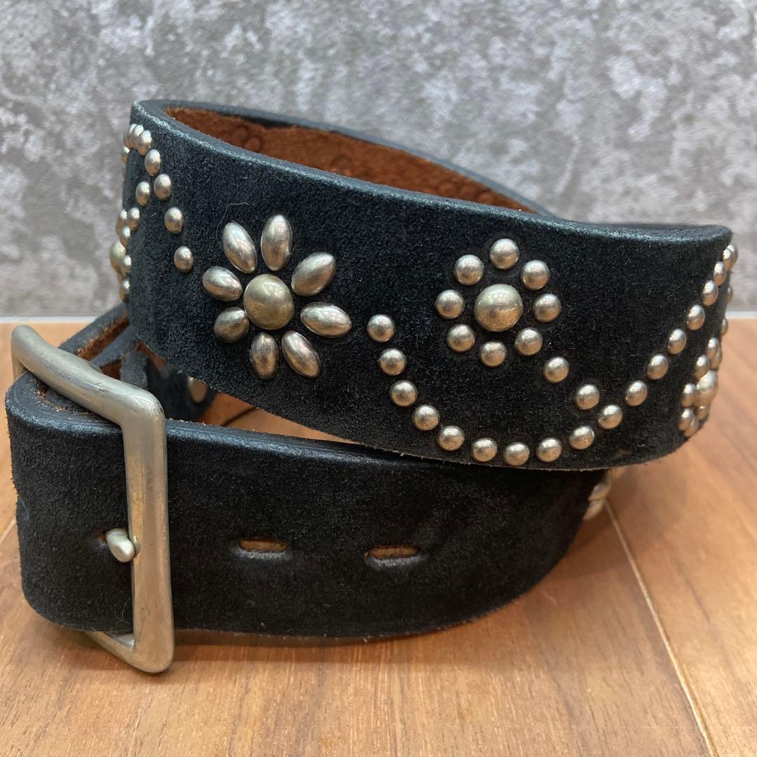 希少美品HTC フラワーシルバースタッズ スタンダードカリフォルニア スエード HTC Belt delivery!! ｜ STANDARD CALIFORNIA[スタンダード