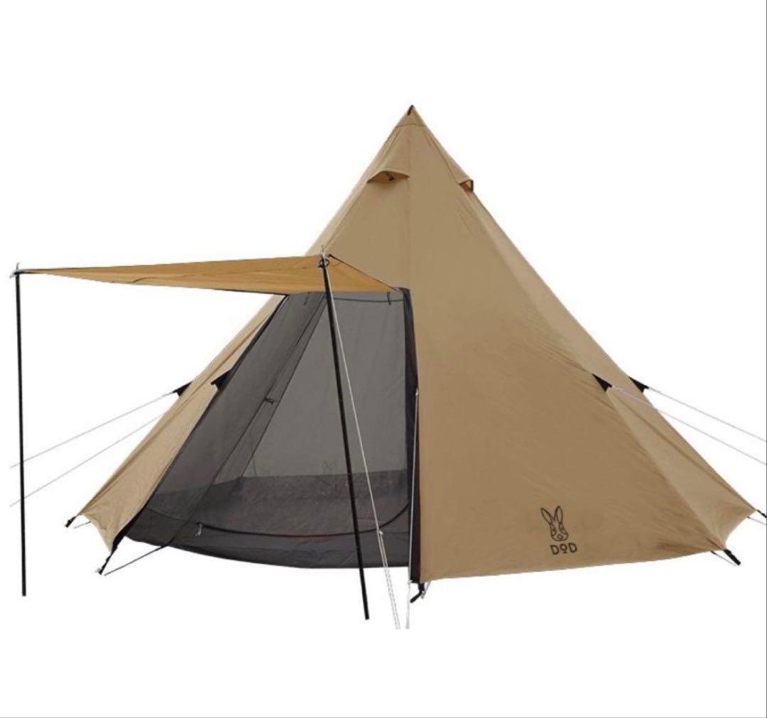DODワンポールテントＬ 大人数におすすめなDODワンポールテント(L)の魅力を紹介！冬は寒い