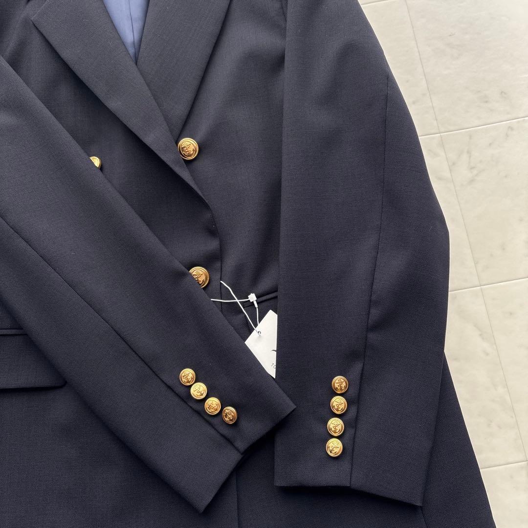 トゥモローランド 未使用品 金ボタン 紺ブレザー ネイビー 9号 ダブル