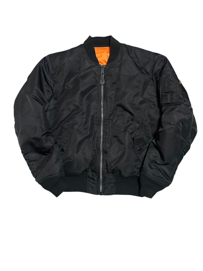Alpha ブラック MA-1 S 短丈 90s archive 古着 Archive ALPHA MA-1 短丈 フライトジャケット ブラック - メルカリ