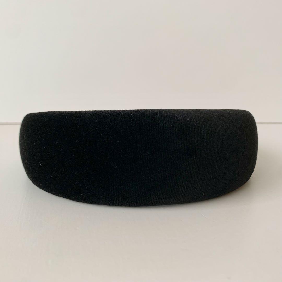 COACH】コーチ ベルベット ヘッドバンド カチューシャ 新品 ブラック