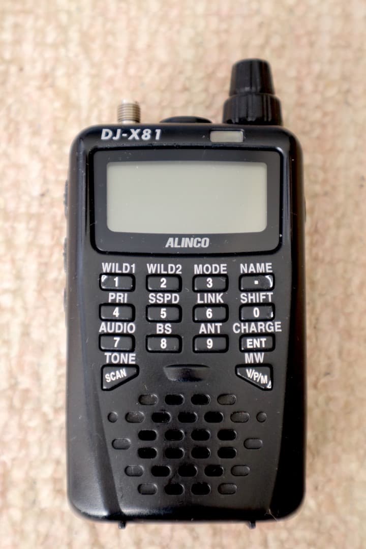 【アルインコ】 広帯域受信機 DJ-X81 改造済 DJ-X81の詳細説明とオプション一覧・アロックス