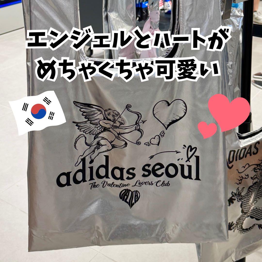 韓国限定／最新adidas エコバッグ1点のみ - メルカリ