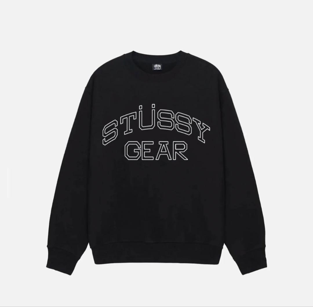STUSSY ブラック スウェット ☆送料・関税込☆Stussy☆Stussy World Tour Crew Black 2022