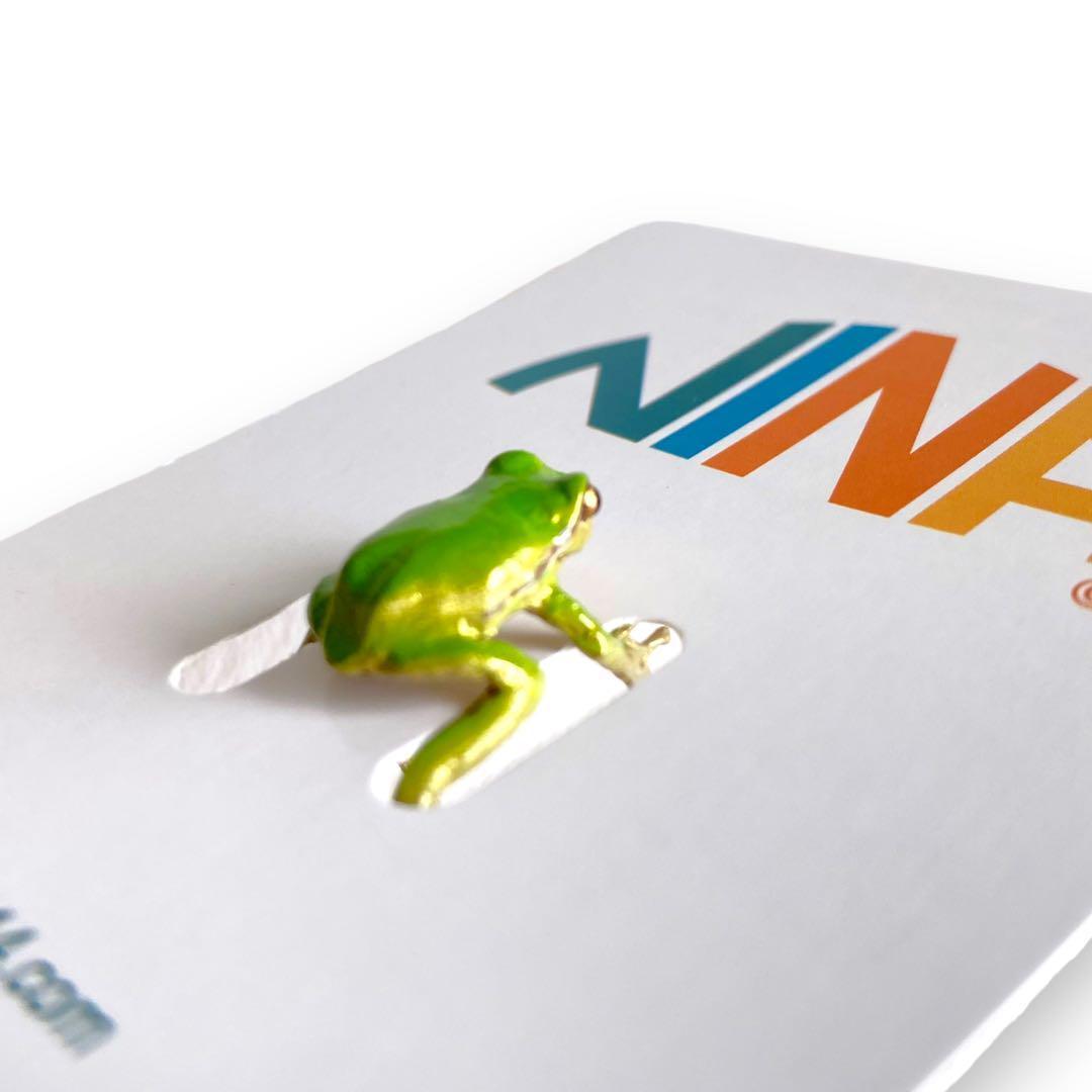 Nina ニナ アマガエル Hyla japonica イヤーカフ イヤカフ - メルカリ