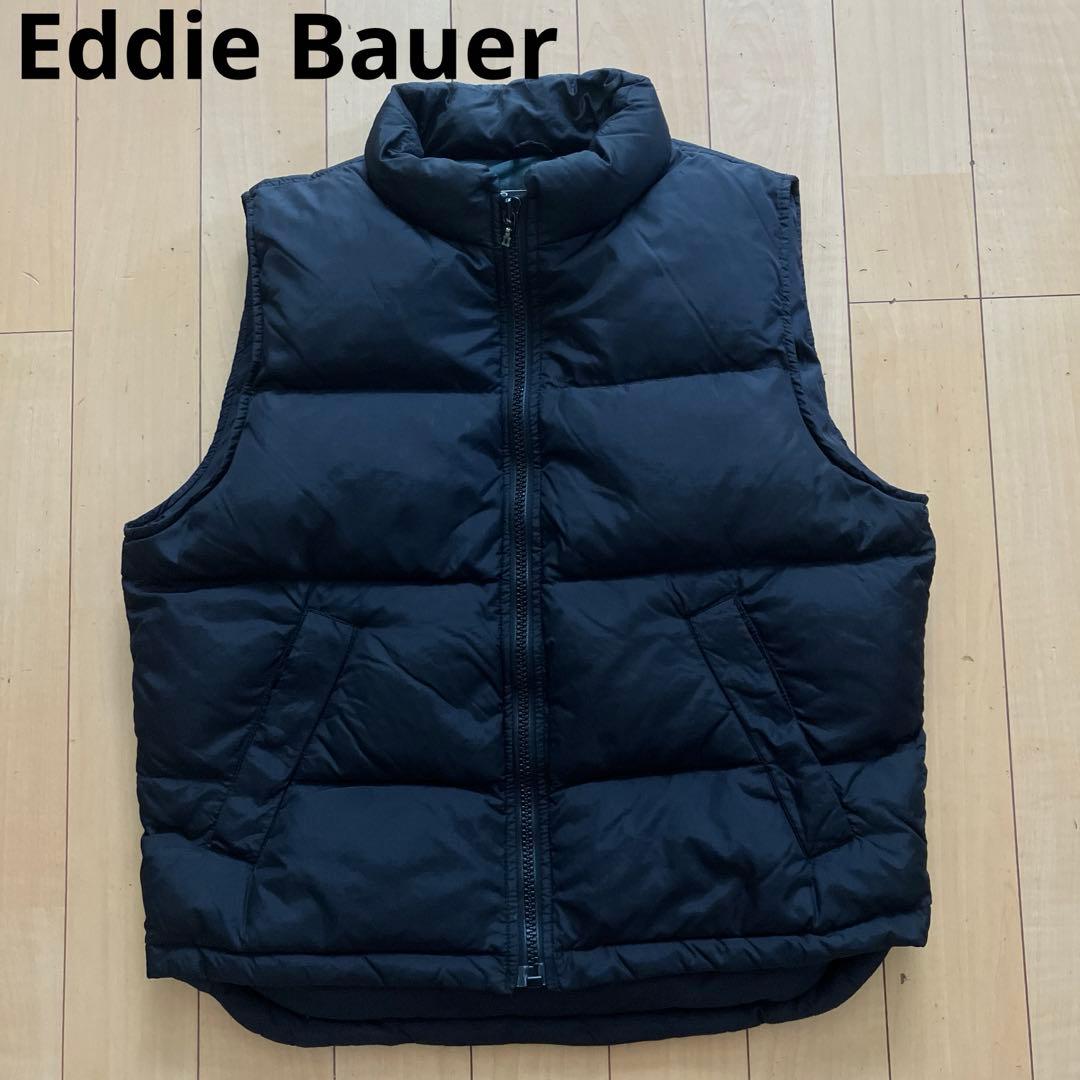 Eddie Bauer エディーバウアー ダウンベスト ブラック Sサイズ - メルカリ