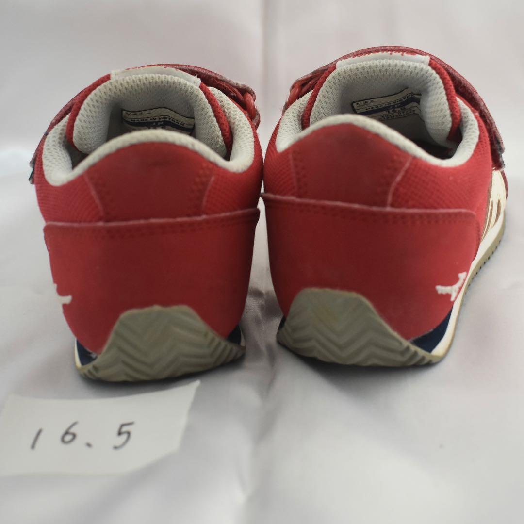 ミキハウス × MIZUNO コラボスニーカー 16.5cm レッド - メルカリ