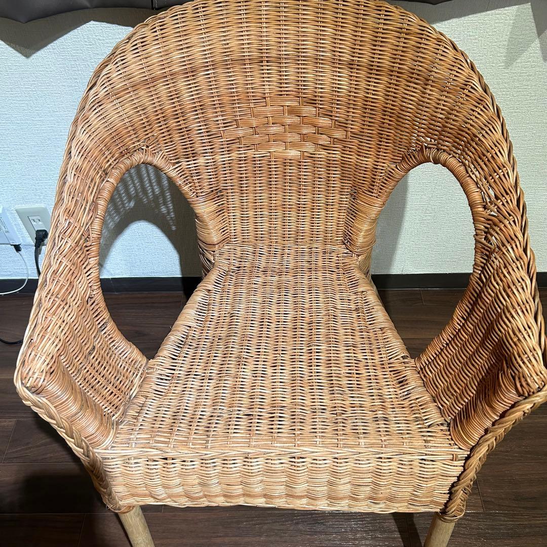 イケア アーゲン ラタンチェア IKEA AGEN - メルカリ