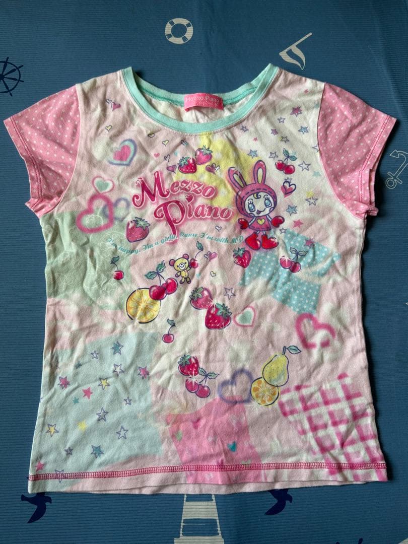 メゾピアノ Mサイズ Tシャツ 中古 mezzo piano - メゾピアノ Tシャツ 110 ユーズドの通販 by anan.プロフ