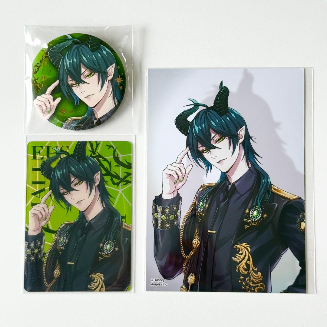 ツイステ ポップアップ マレウス ブレイジングジュエル 缶バッジ