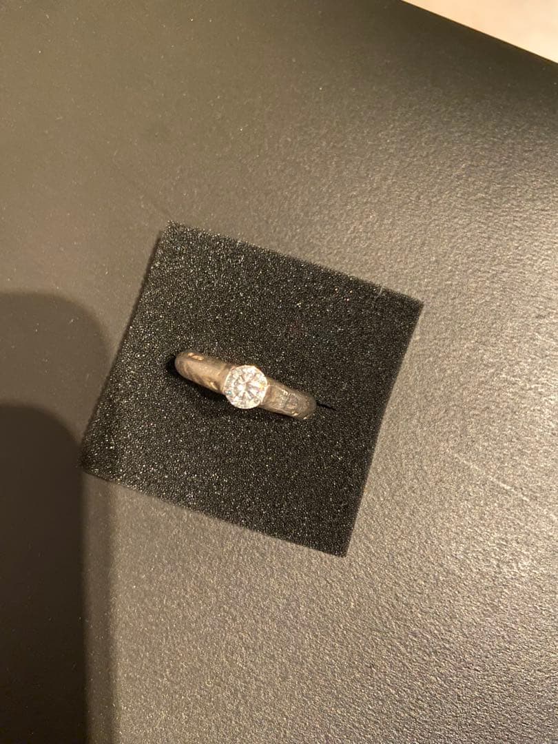 h*u様 大きいサイズ⭐️e.m. シルバー ジルコニアリング 19号 - メルカリ