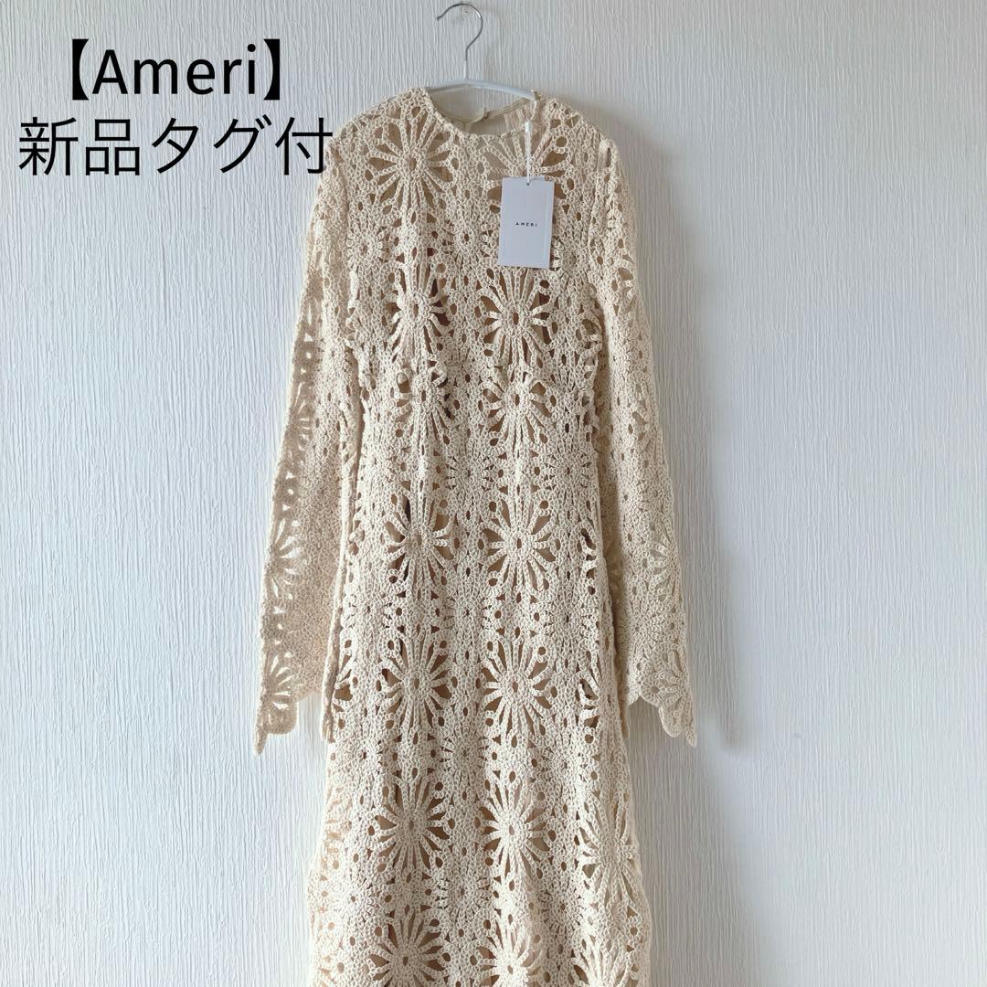 新品タグ付【Ameri】MEDI FLOWER SAINT LACE DRESS MEDI FLOWER SAINT LACE DRESS（ドレス）｜Ameri（アメリ）の