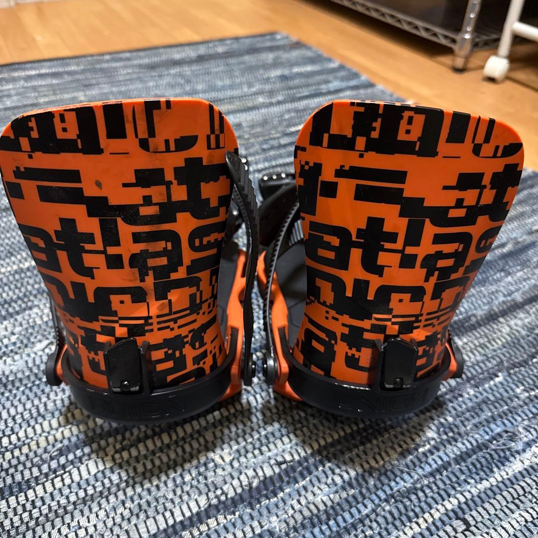 UNIONアトラス/オレンジ/ブラック　M size Amazon | Union Atlas FC メンズ スノーボードビンディング ラバ