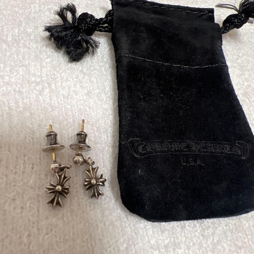 クロムハーツ　シルバーピアス　chrome hearts VINTAGE】クロムハーツ メンズ シルバーピアス (CHROME HEARTS/ピアス
