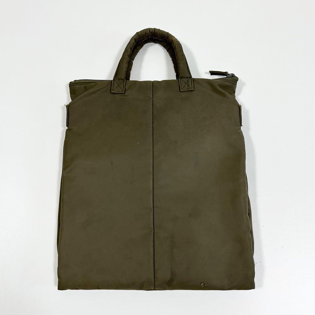 希少】ヘルムートラング/ミニヘルメットバッグ/カーキ/日本製/メタル