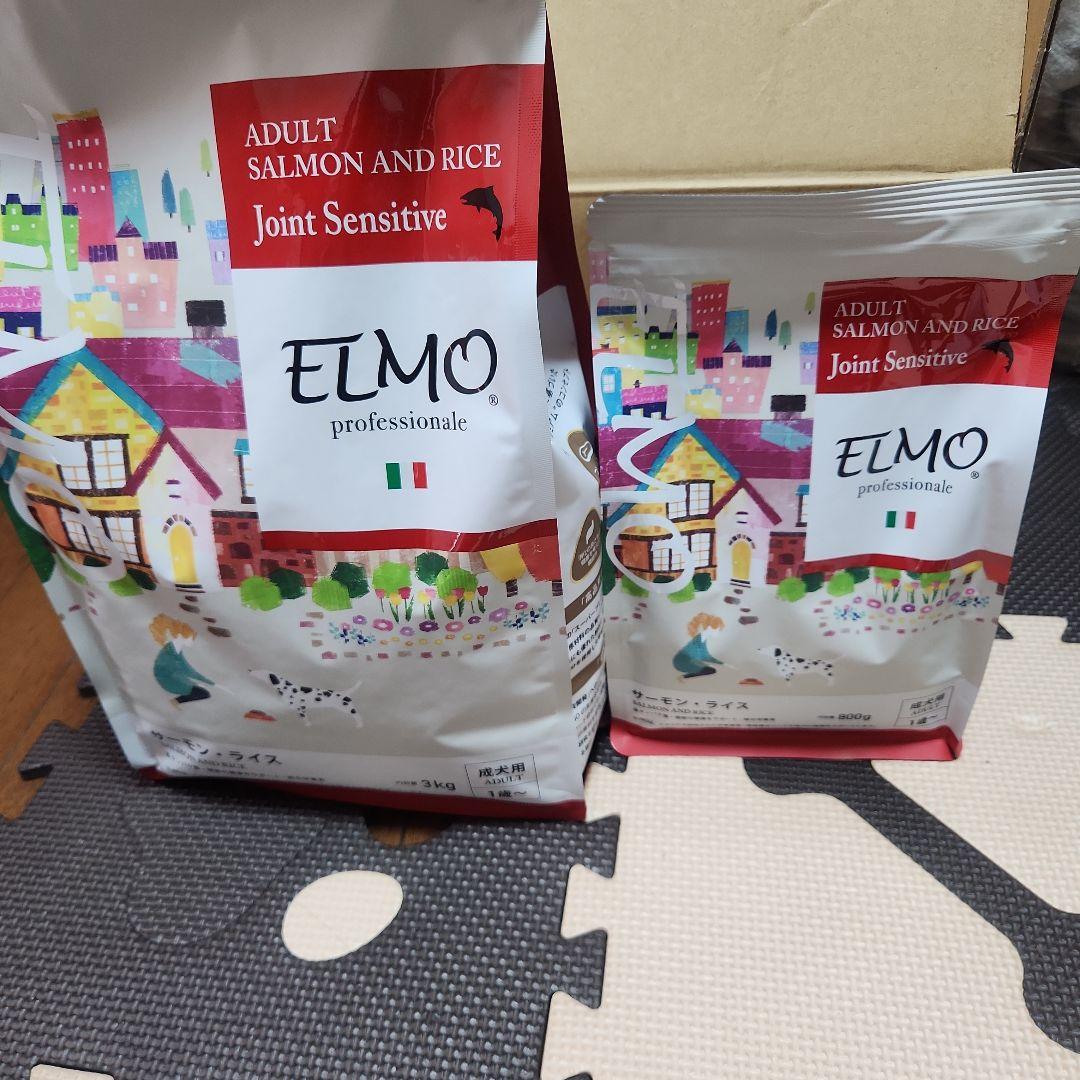 ELMO ドッグフード サーモンとライス 3kg 800g 成犬用 - メルカリ