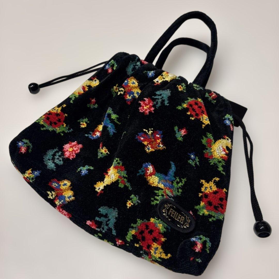 FEILER フェイラー　ハイジ　持ち手付バッグ　巾着袋　新品未使用 新品 FEILER 学校フェイラー ハイジ 手付き巾着｜Yahoo!フリマ（旧