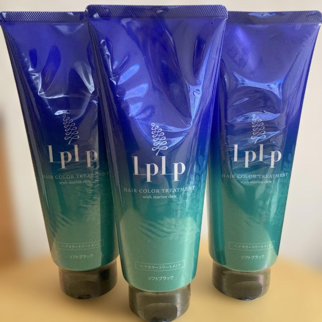 新品未開封　ルプルプ ヘアカラートリートメント ソフトブラック 200g ３本 Amazon | 【染まるうるおう】 ルプルプ LPLP オリジナル カラー