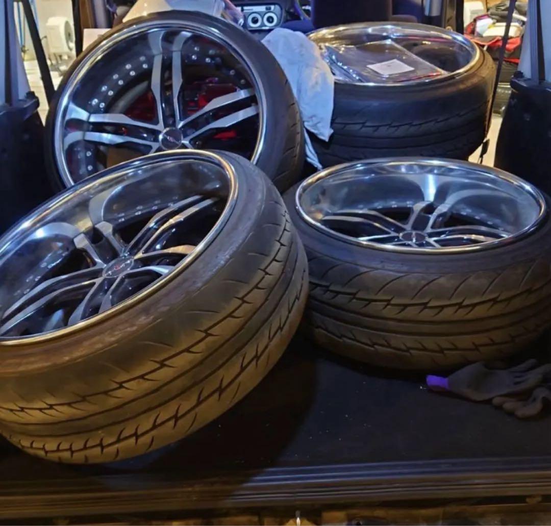 20インチ 深リム シャレン シャレン AX 深リム 20インチ メッキ 美品 8 5J 4本通し 希少｜Yahoo