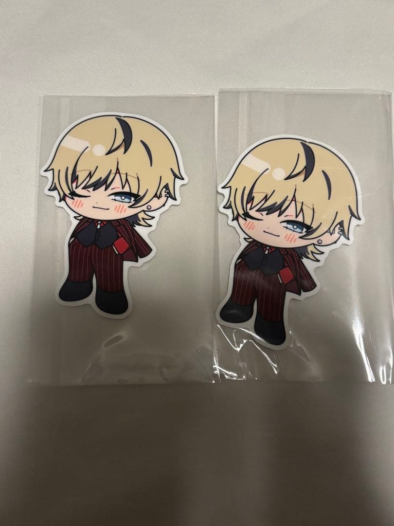 PLUSMATE ロイヤルサロン特典 クリスマスSDステッカー 東雲樂2枚セット