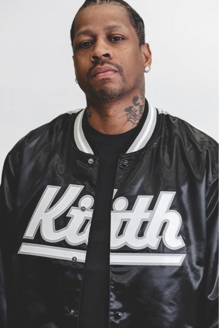 KITH × mitchell & ness サテン ジャケット L - メルカリ