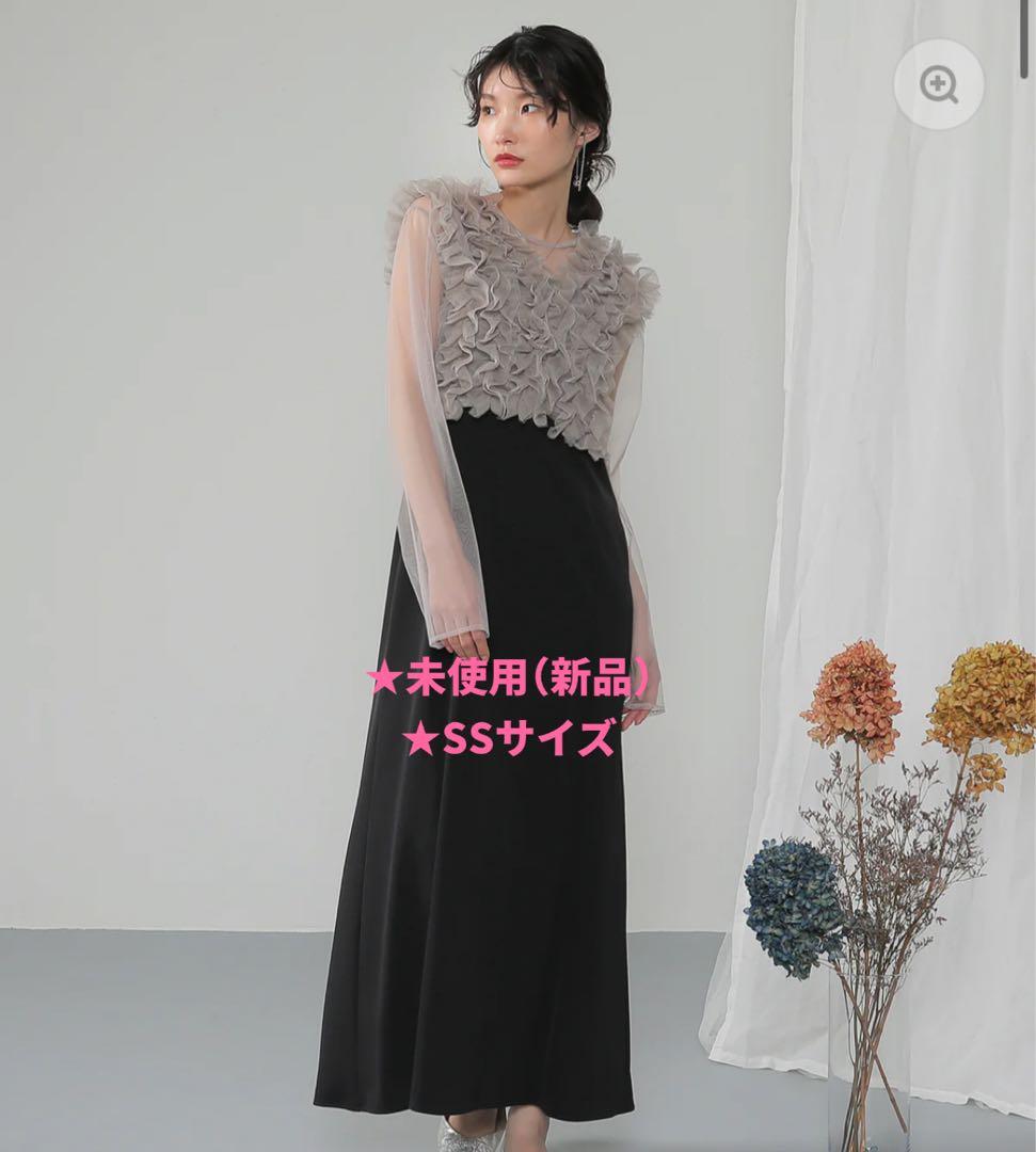 ✨未使用✨kana SS オケージョンドレス 結婚式 Kana ドレス 3way レースボレロセット フレア パーティー ドレス 2点