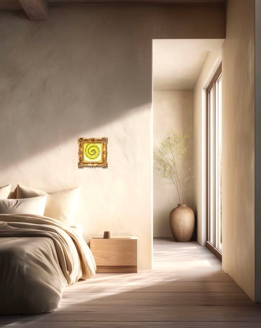 開運絵画 龍神様 白龍 拡大のエネルギー 天然石A5ランクヒマラヤ水晶